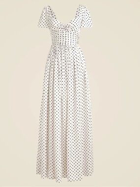 J. Crew Polka Dot Maxi Dress